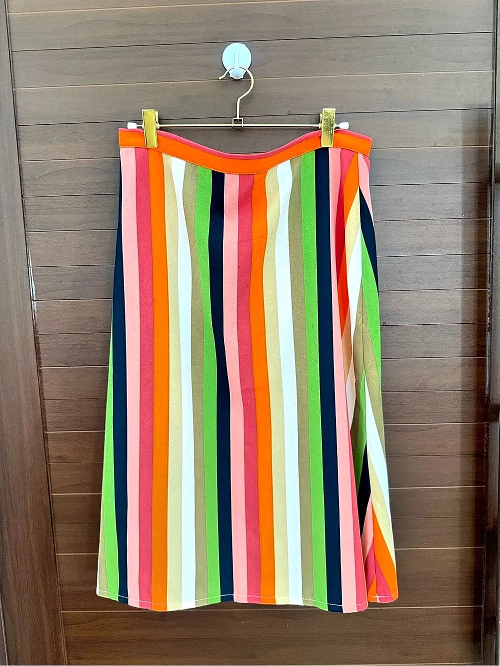 Gianni Bini Striped Skirt in Multicolor Size 8 Like New